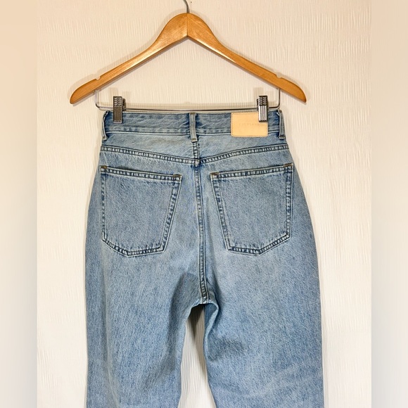 Everlane Blue Straight Jeans Classic Style - Picture 4 of 13
